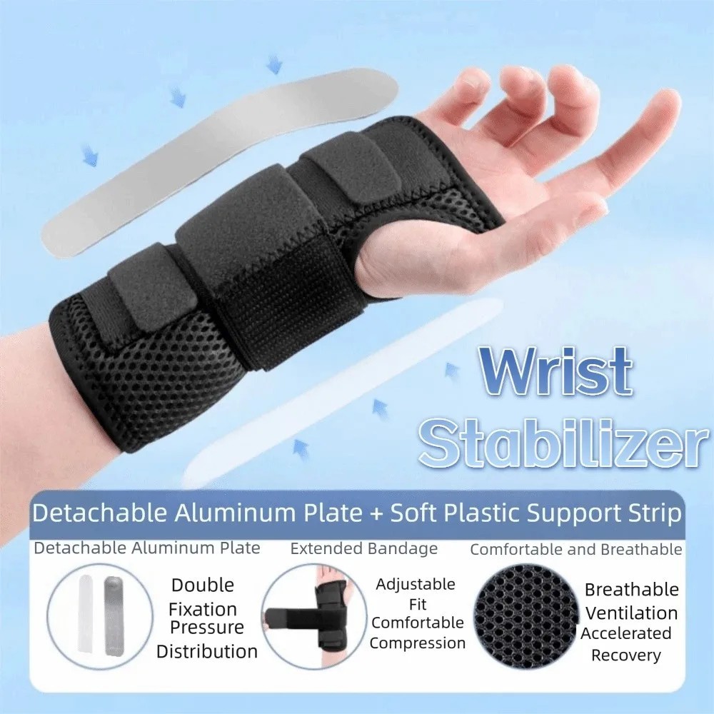 NEW Wrist Brace for Carpal Tunnel – Adjustable Night Support Brace with Splints