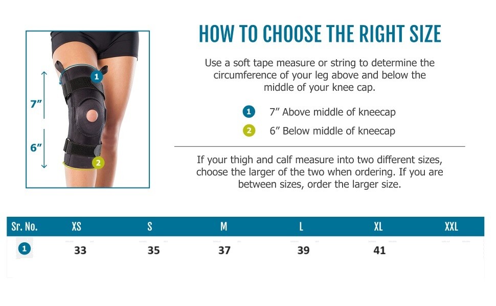 Knee thigh calf Joint Hinged Compression Brace Support Stabilizer muscle trainin