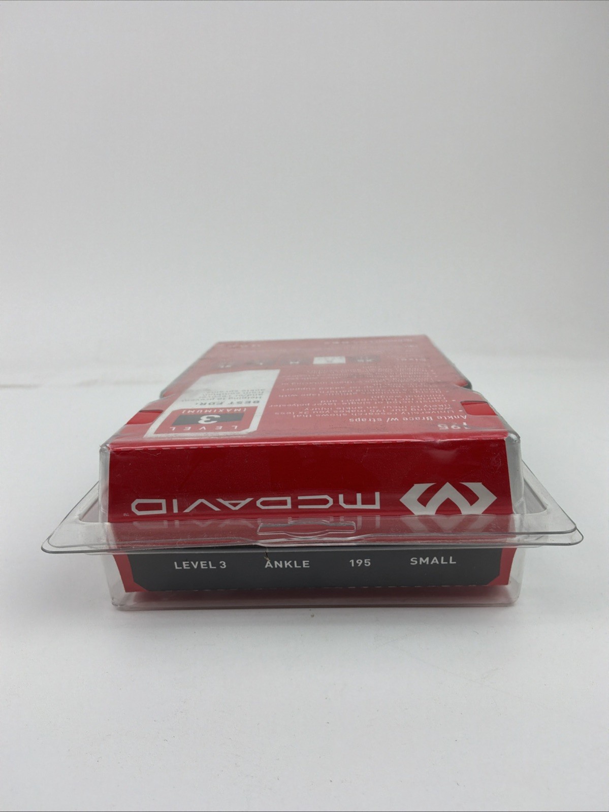 McDavid 195 Ankle Brace W/straps Level 3 Maximum Size S Women 9-10 Mens 8-9