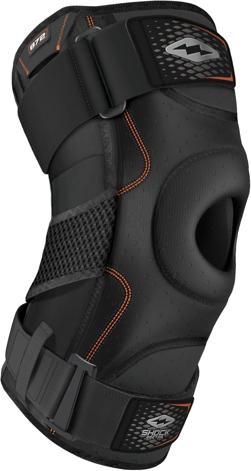 Knee Brace Support Sleeve with Stabilizers for Meniscus & Ligament Injuries