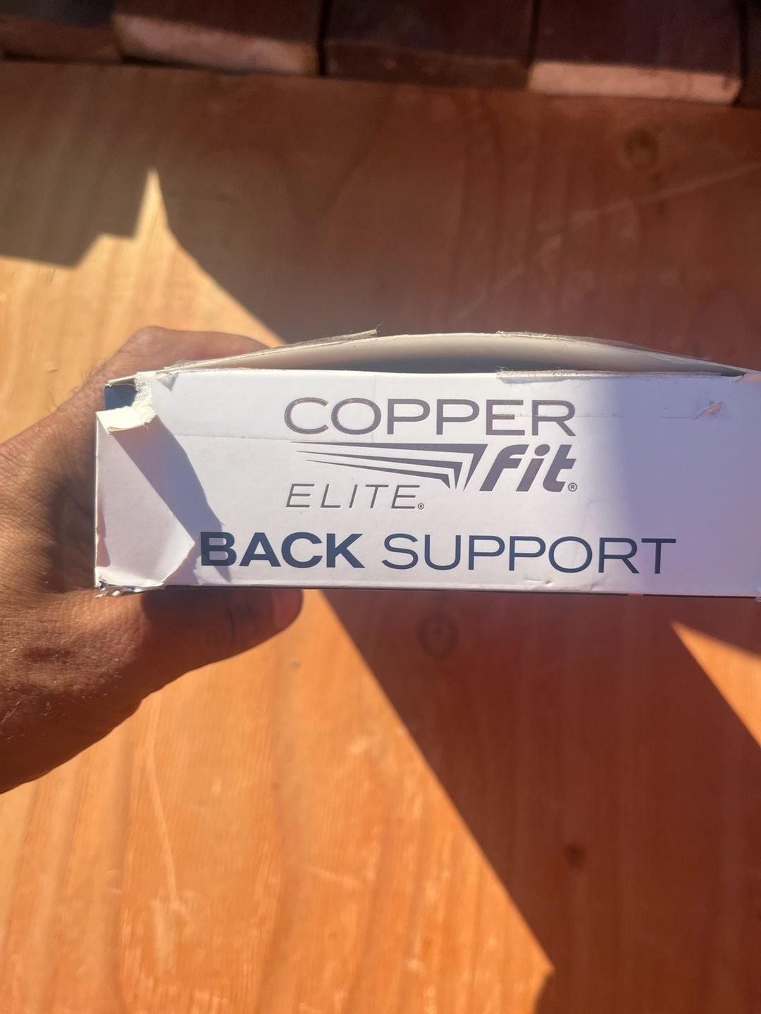 Copper Fit Elite Back Support with Airflow Technology Adjustable Double-Band