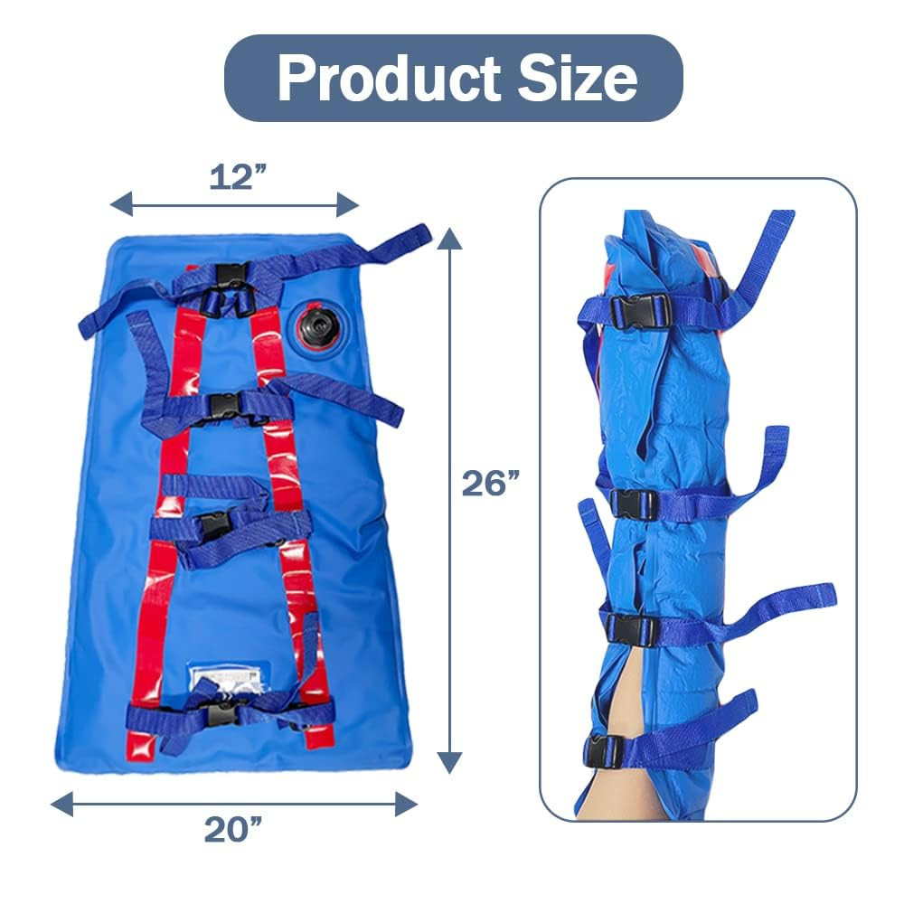 First Aid Vacuum Splint for Arm Wrist, Emergency Limb Splint Outdoor Immobilizat