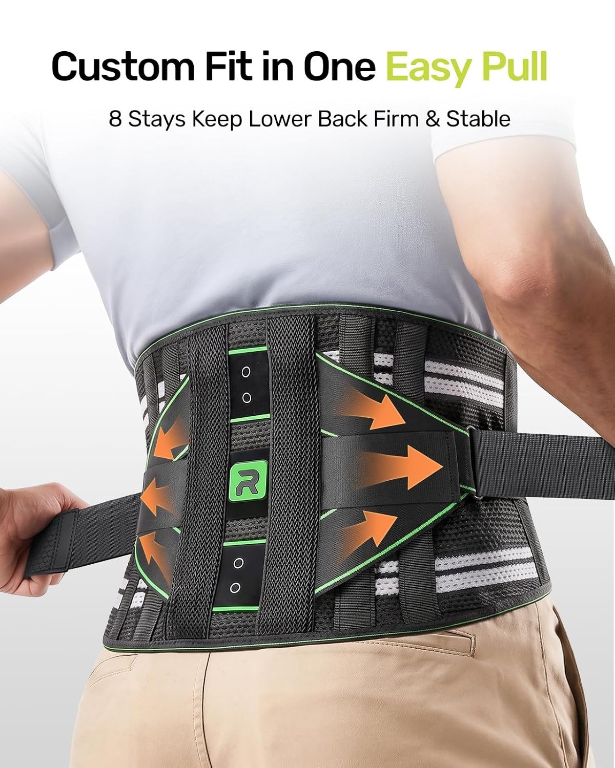 Adjustable Back Brace Relieves Lower Back Pain