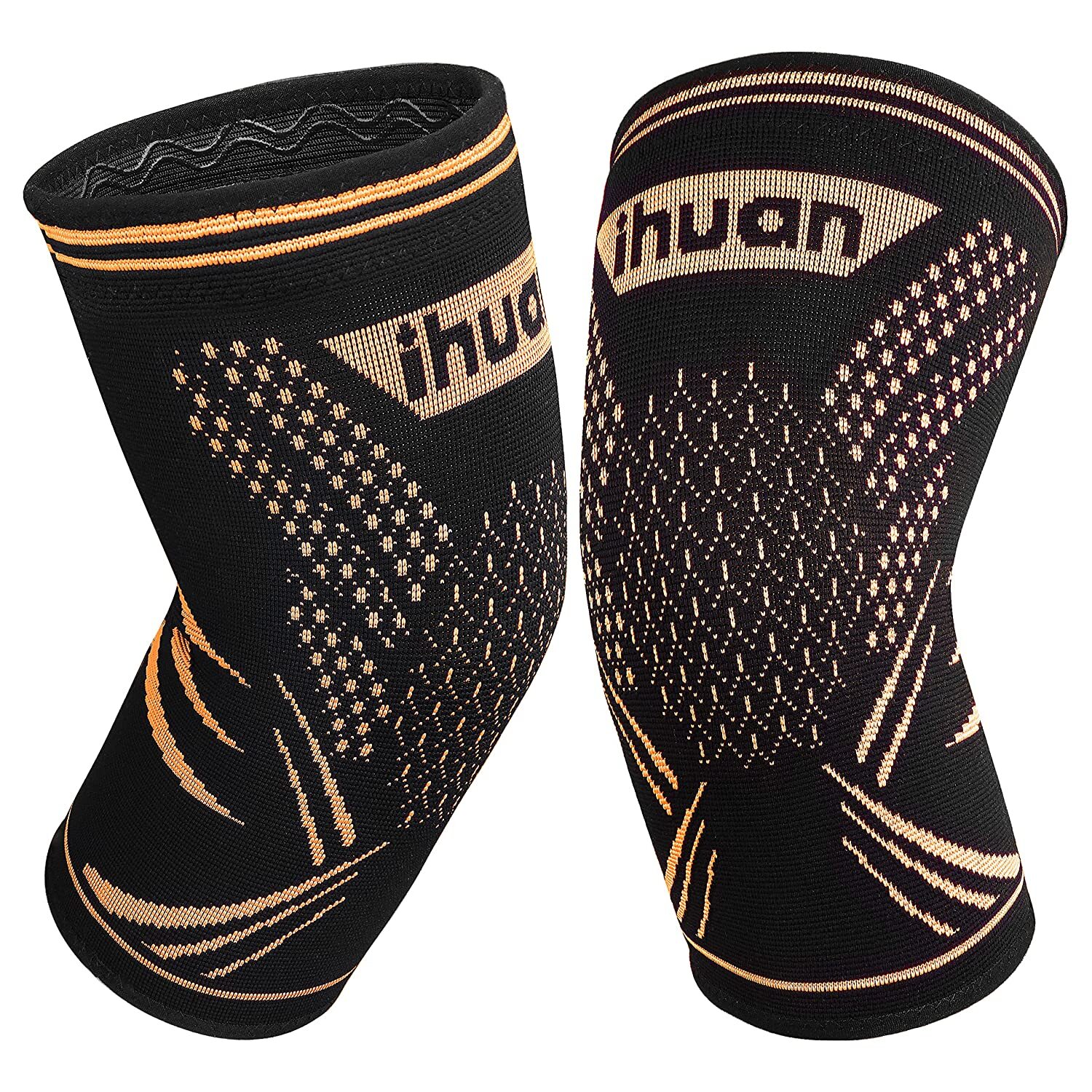 Ihuan 2-pack Copper Knee Support Braces for Women and Men – Brand NIB