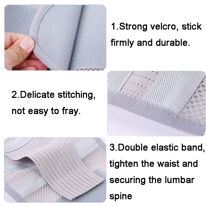 Adjustable Lower Back Support Lumbar Brace Waist Belt For Men Women Pain Relief