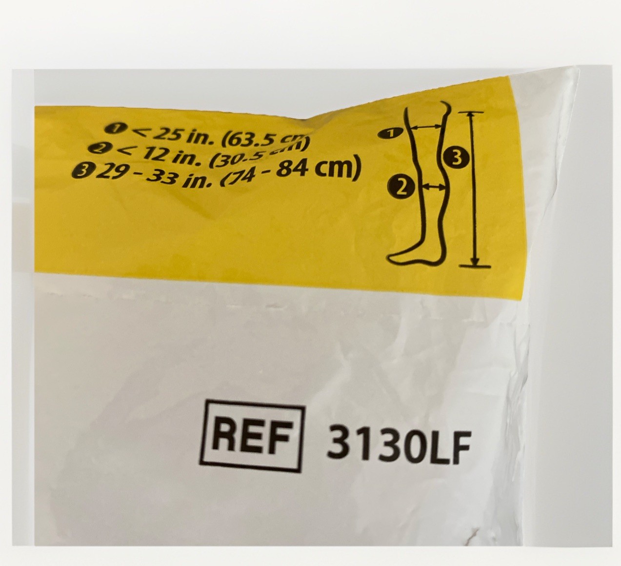 2 Pair T.E.D. Thigh Length Anti-Embolism Stockings Small Regular New