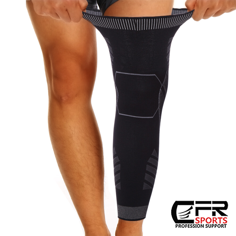 Full Leg Sleeves Thigh High Compression Long Knee Sleeve Socks Pain Relief Sport