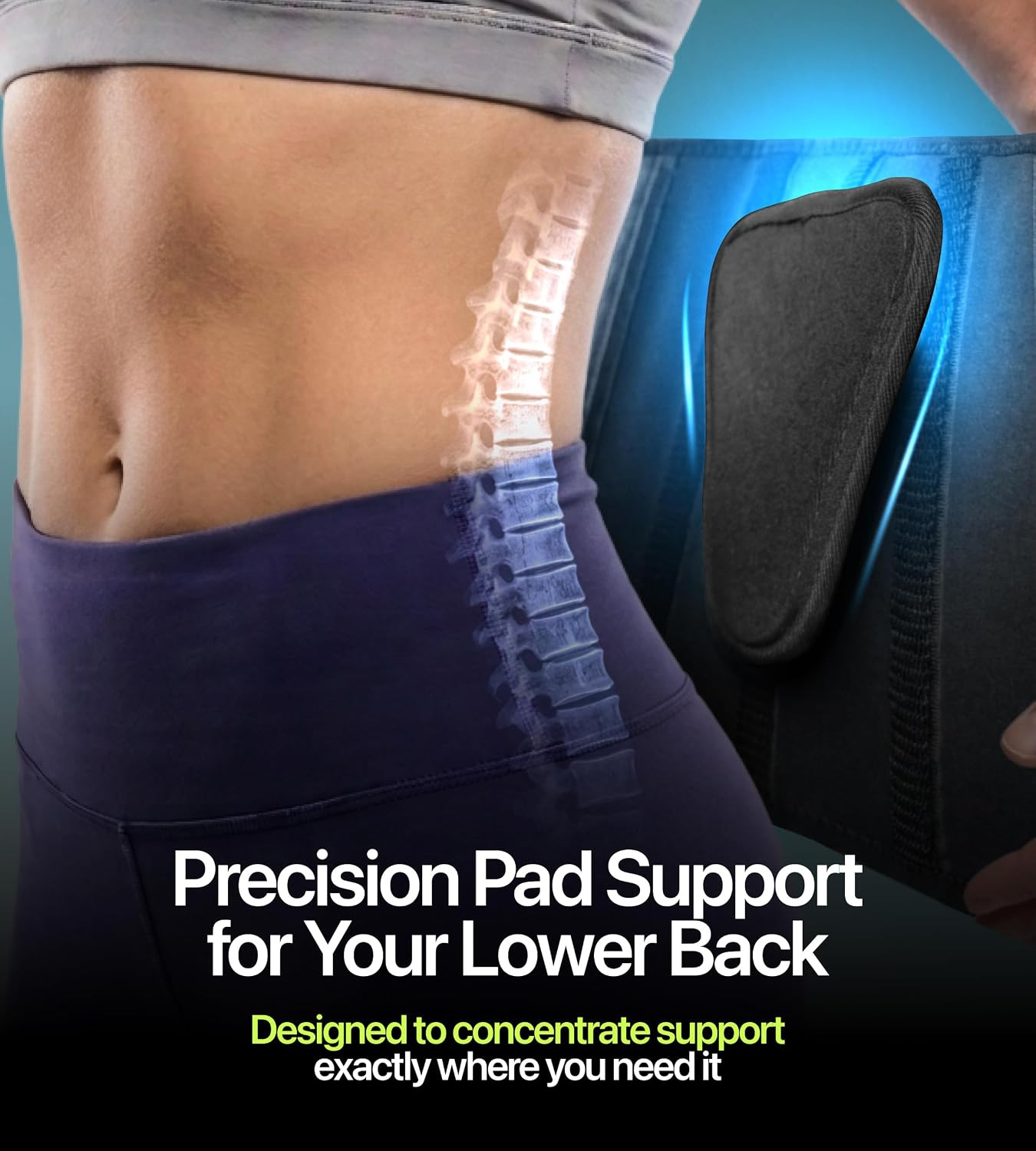 Plus Size Back Brace for Lower Back Pain Relief 4XL, Unisex Lumbar Support Belt
