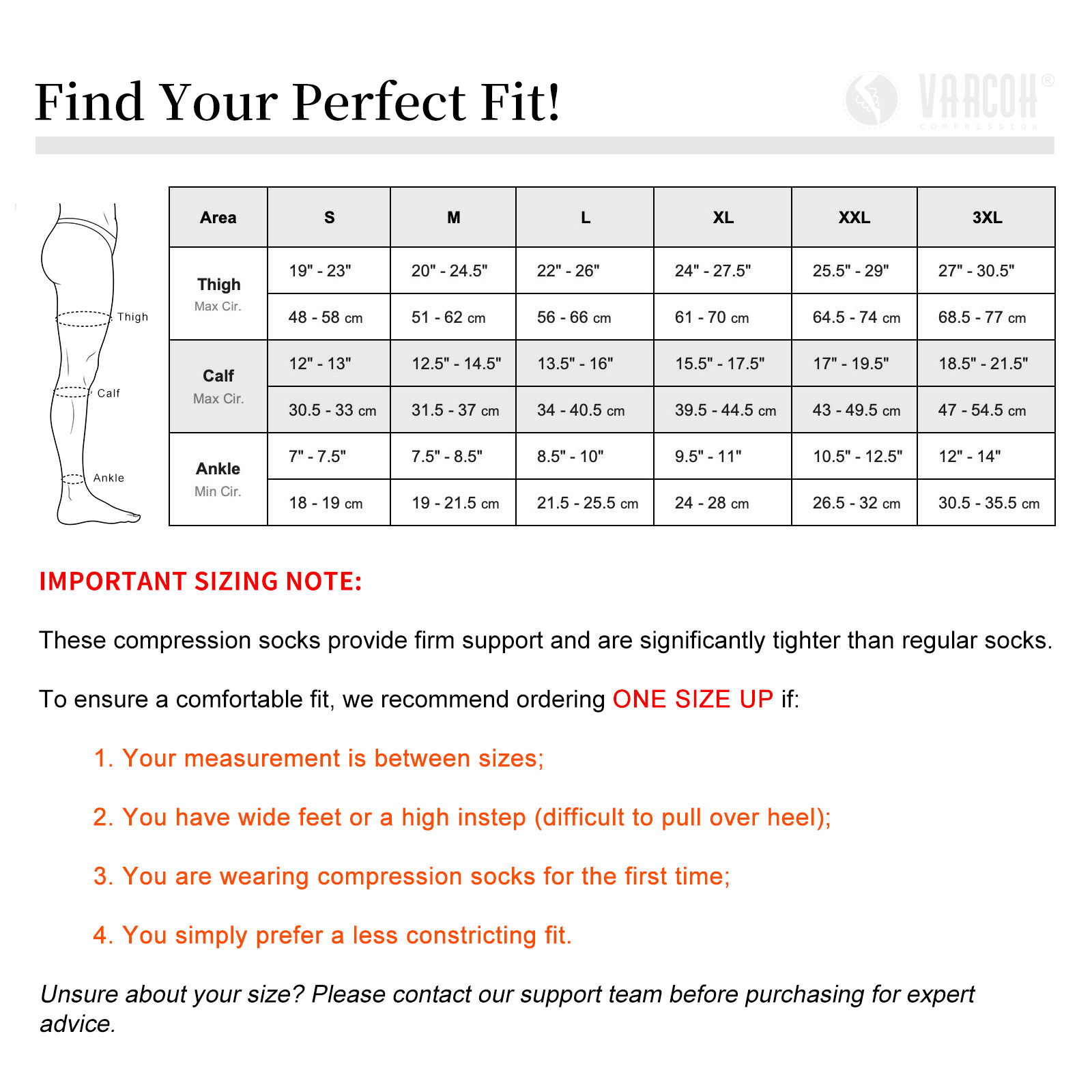 Open Toe Thigh High Compression Stockings Graduated Support 23-32 mmHg Firm Hose