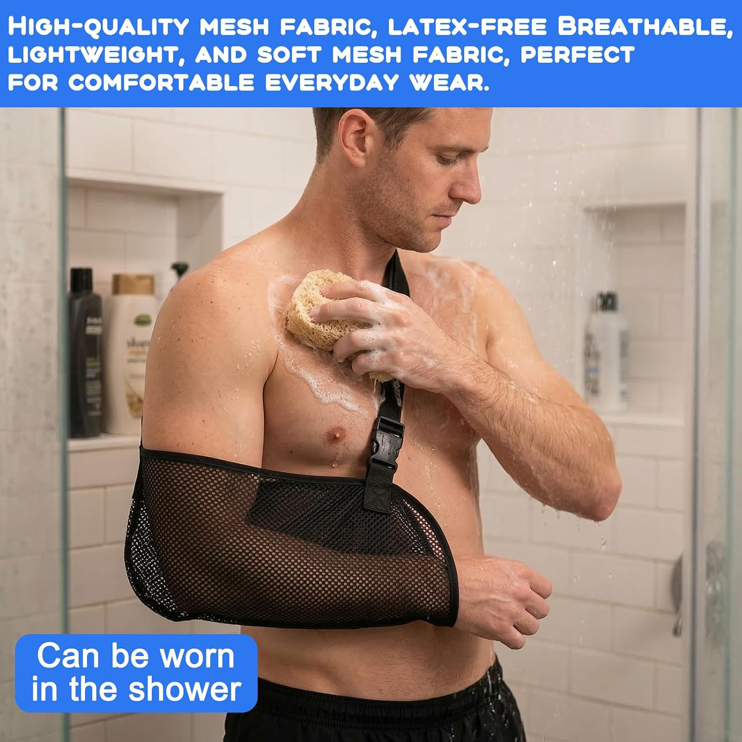 Shoulder Immobilizer Mesh Arm Sling Arm Sling for Shoulder Injury | Adjustabl…