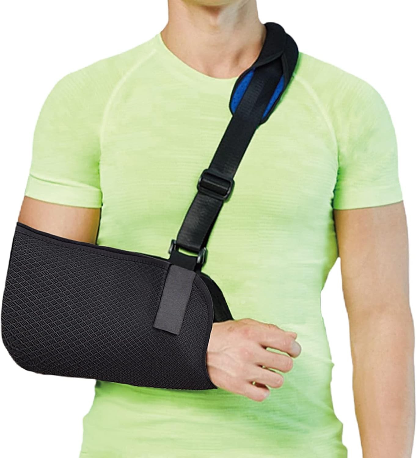 Arm Sling Shoulder Immobilizer Brace Fits Left Right Hand Size S Neck Pad