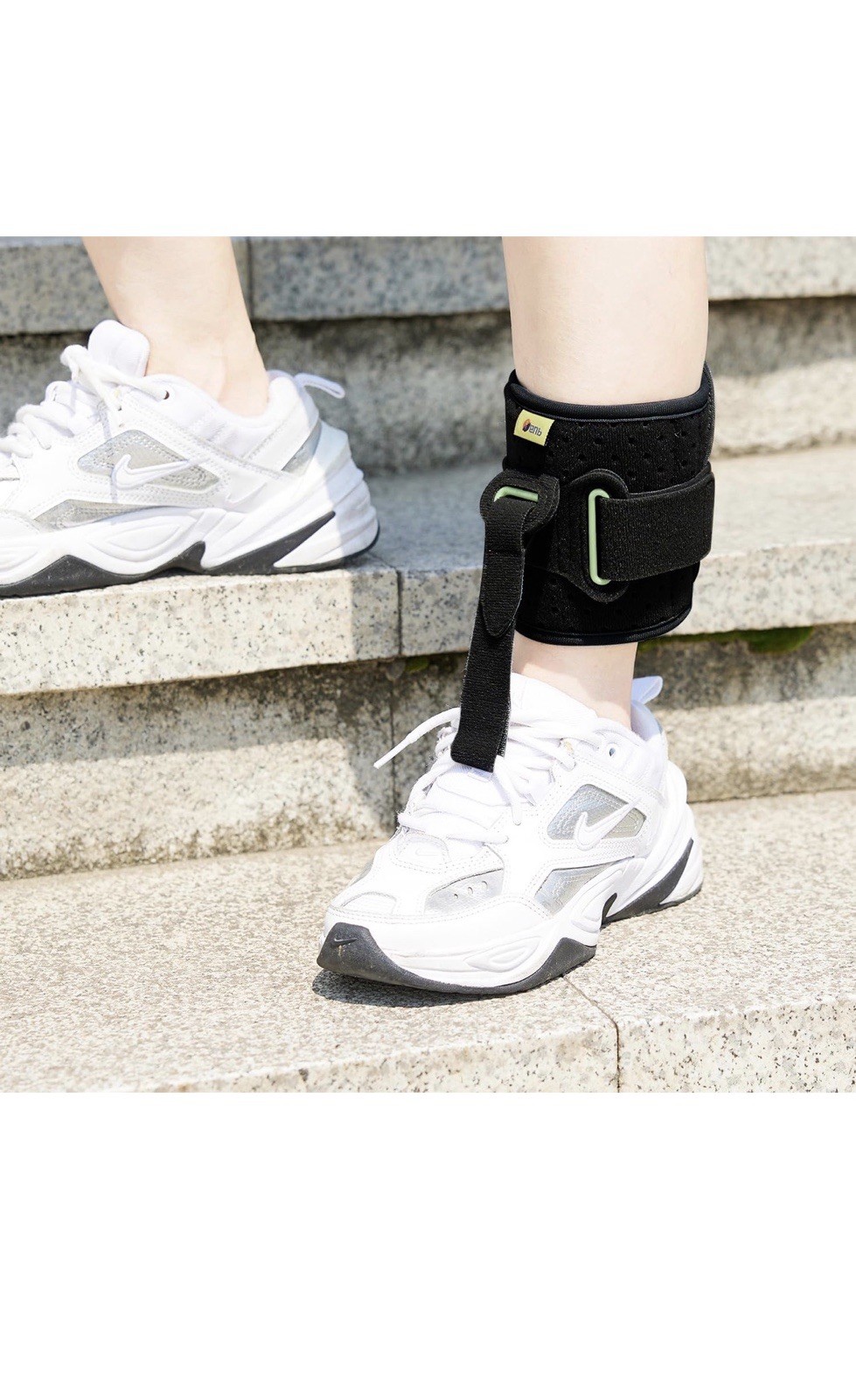 Adjustable Foot Drop Brace for Ankle & Foot, One Size, Black, Unisex