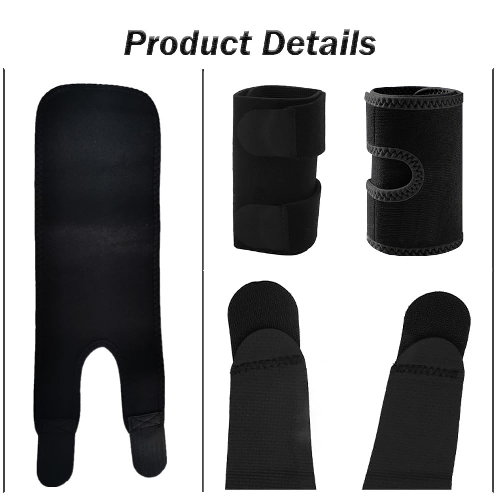 2 PCS Upper Arm Sleeve, Comfortable Bicep Tendonitis Brace, Black