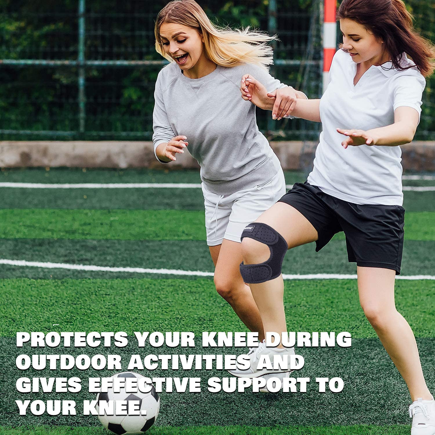 Compression Dual Adjustable Patella Knee Brace for Pain Relief,Knee Strap Sup…