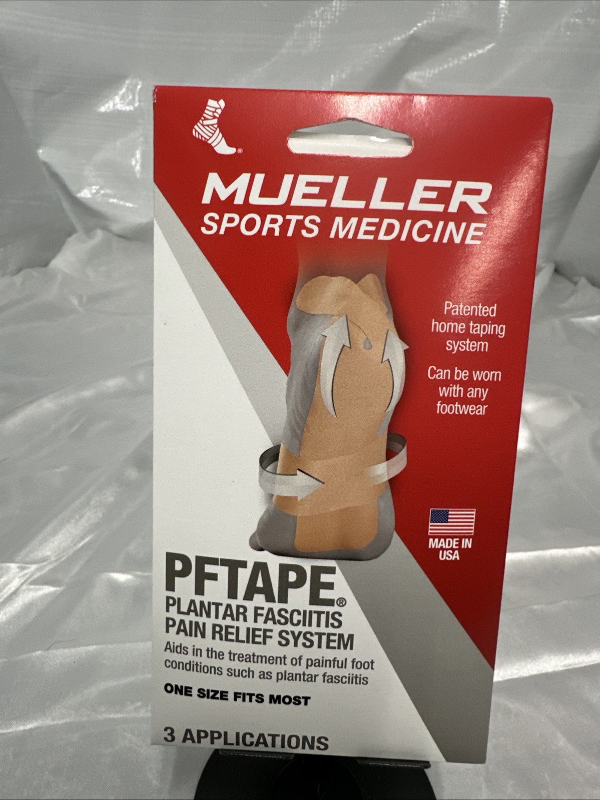 MUELLER FasciaDerm PFTape Plantar Fasciitis Pain Relief System Sport PF Tape USA