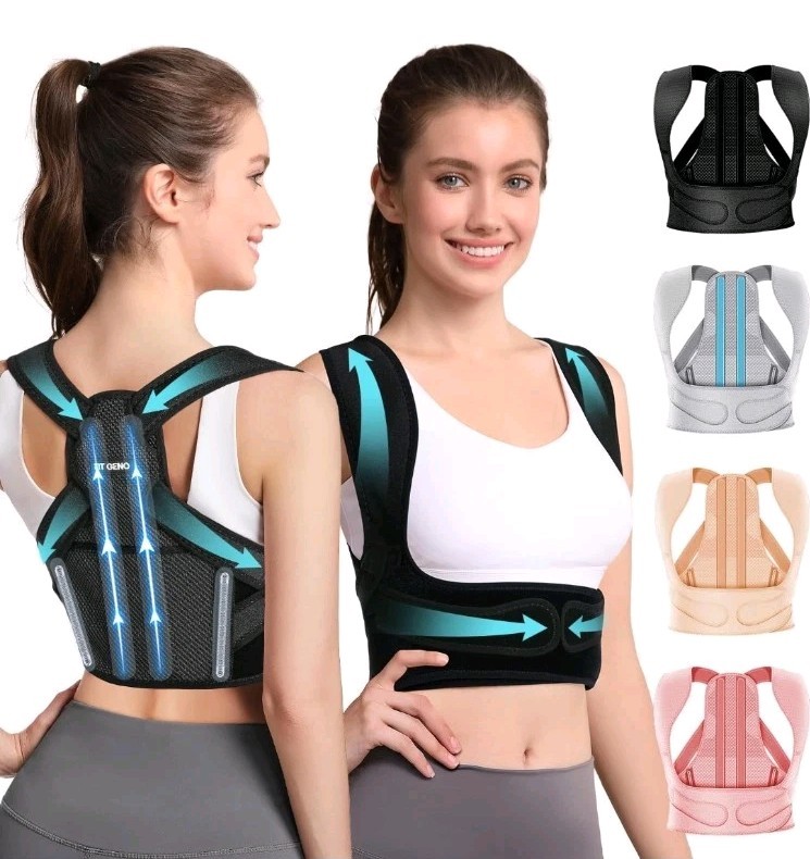 Back Brace Posture Corrector Women Men Shoulder Straightener Adjustable Small