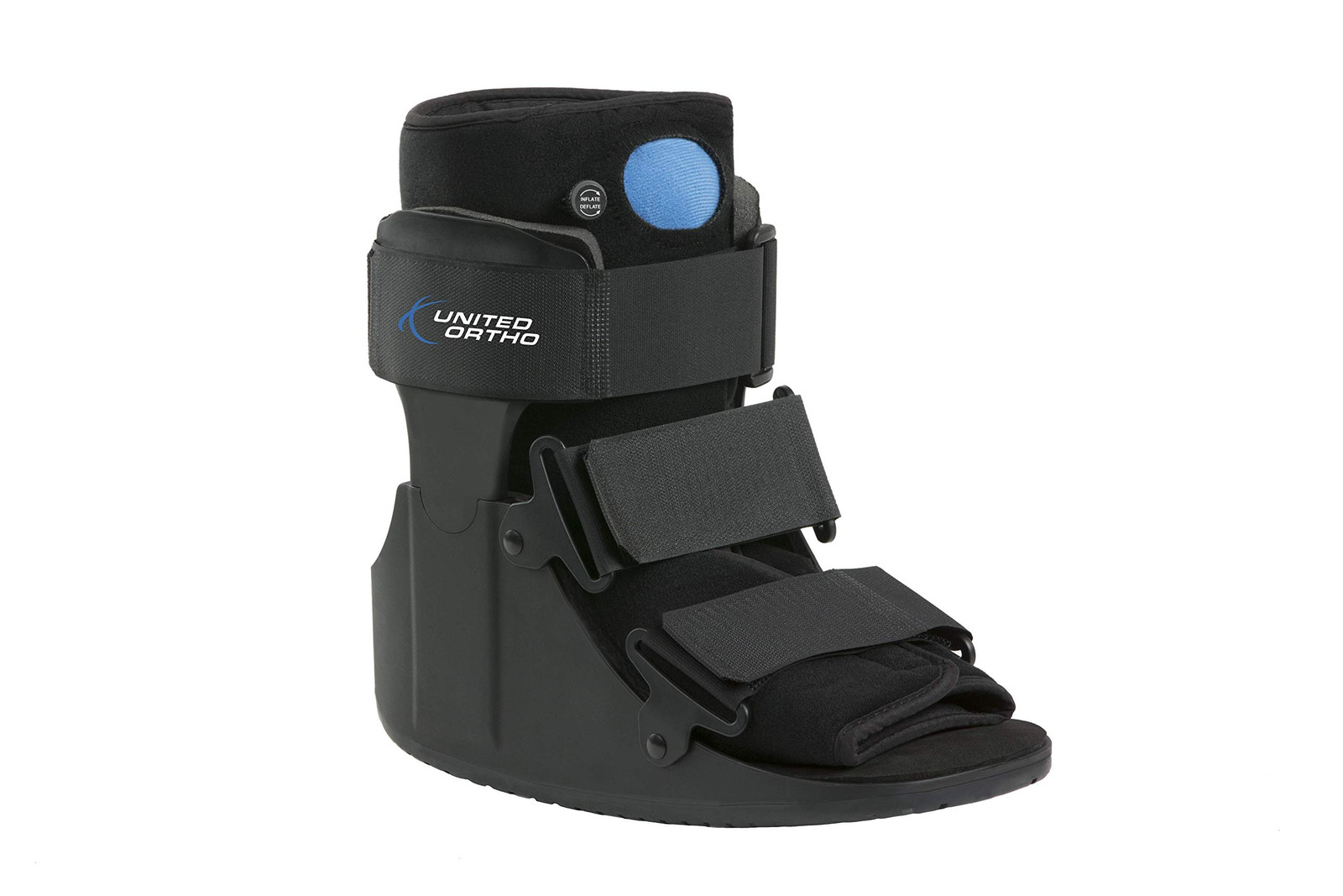 United Ortho USA14111 Short Air Cam Walker Fracture Boot Extra Small Black