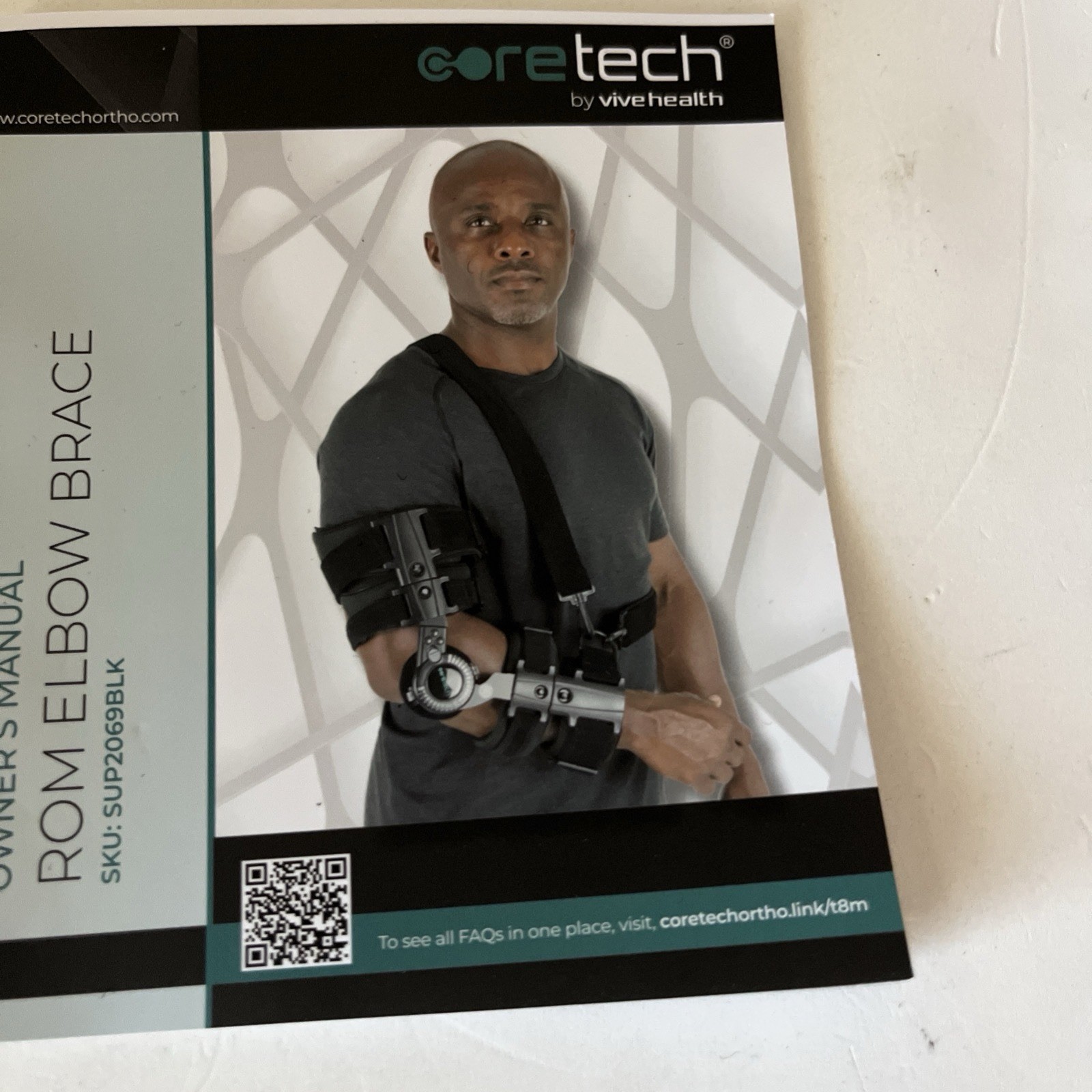 CoreTech Adjustable Hinged Elbow Brace RIGHT ROM Brace, Stabilizer Splint