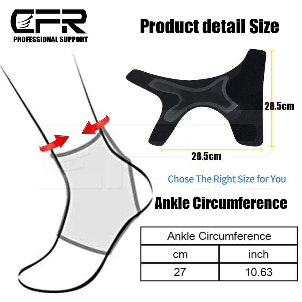 Compression Ankle Arch Support Brace Planter Fasciitis Pain Relief Foot Wrap CFR