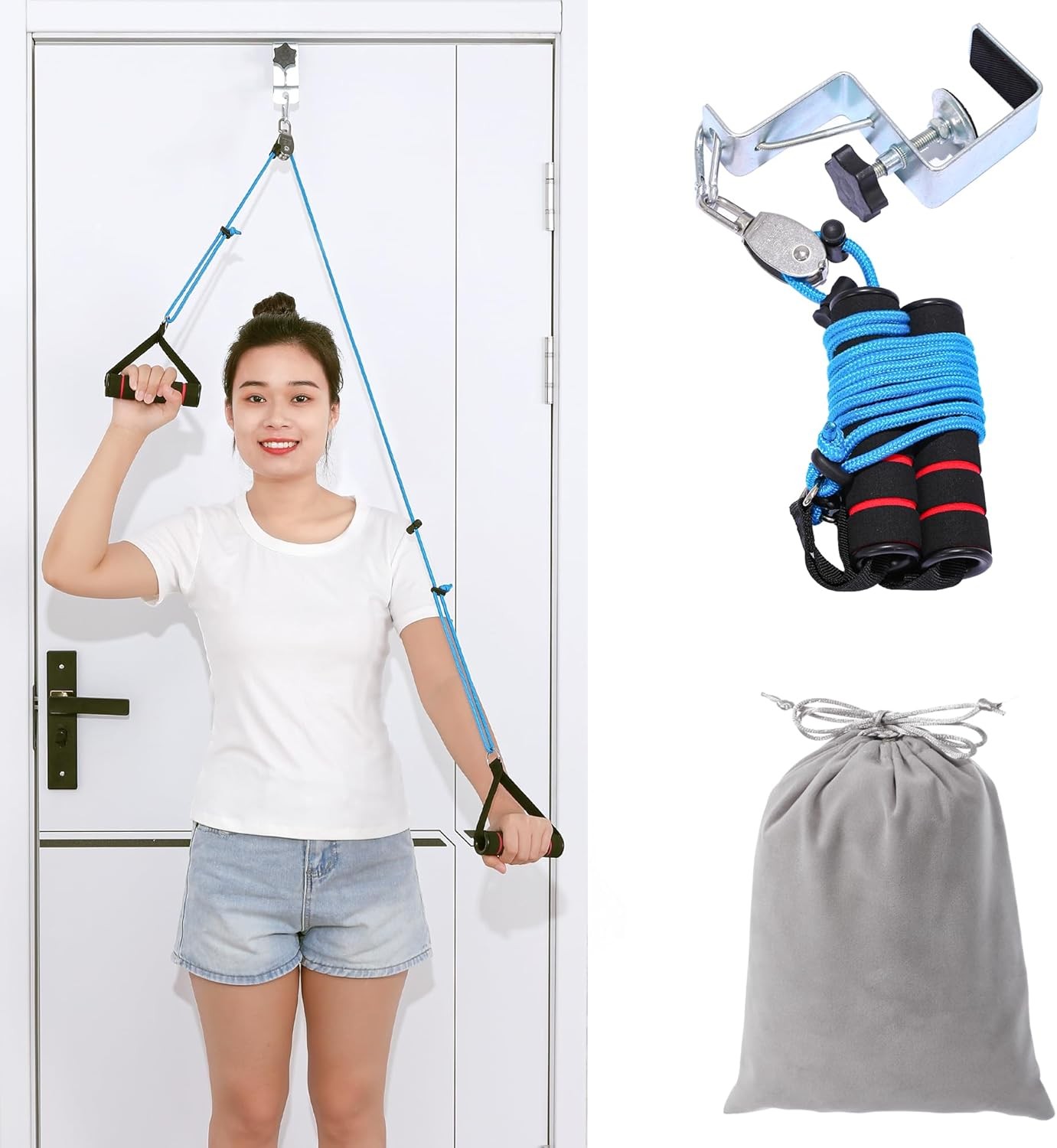 Shoulder Pulley for Physical Therapy – Shoulder Exercise Pulley With Fixe