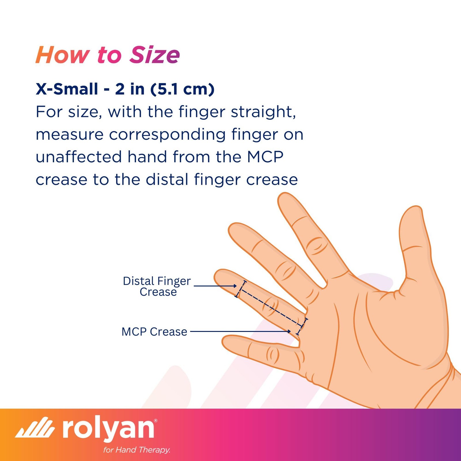 Rolyan Sof-Stretch Finger Extension Splint, Trigger Finger, X-Small, White 24191