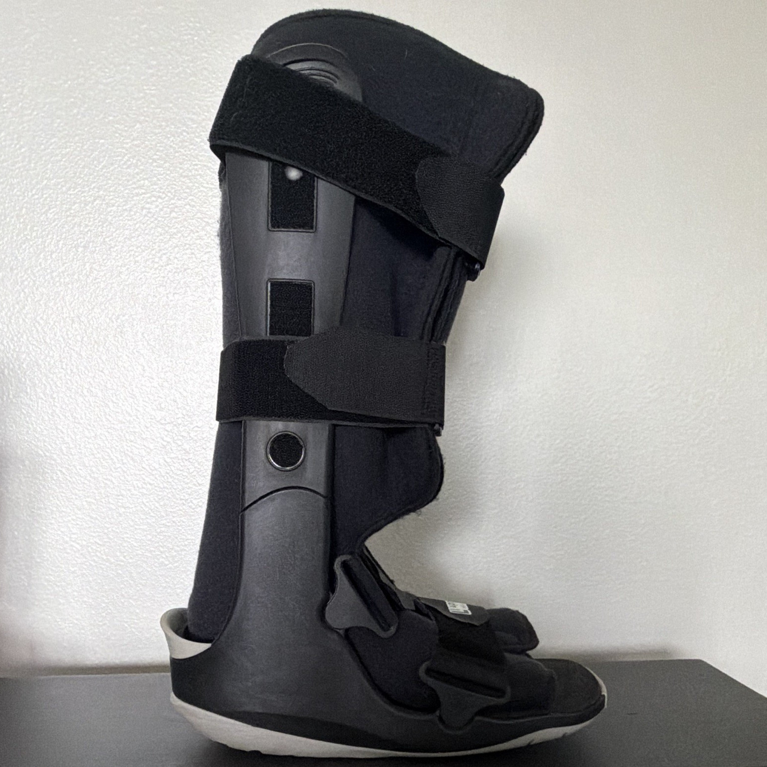 Orthopedic Adjustable Walking Boot, Black One Size Plastic Ankle/Foot/Leg