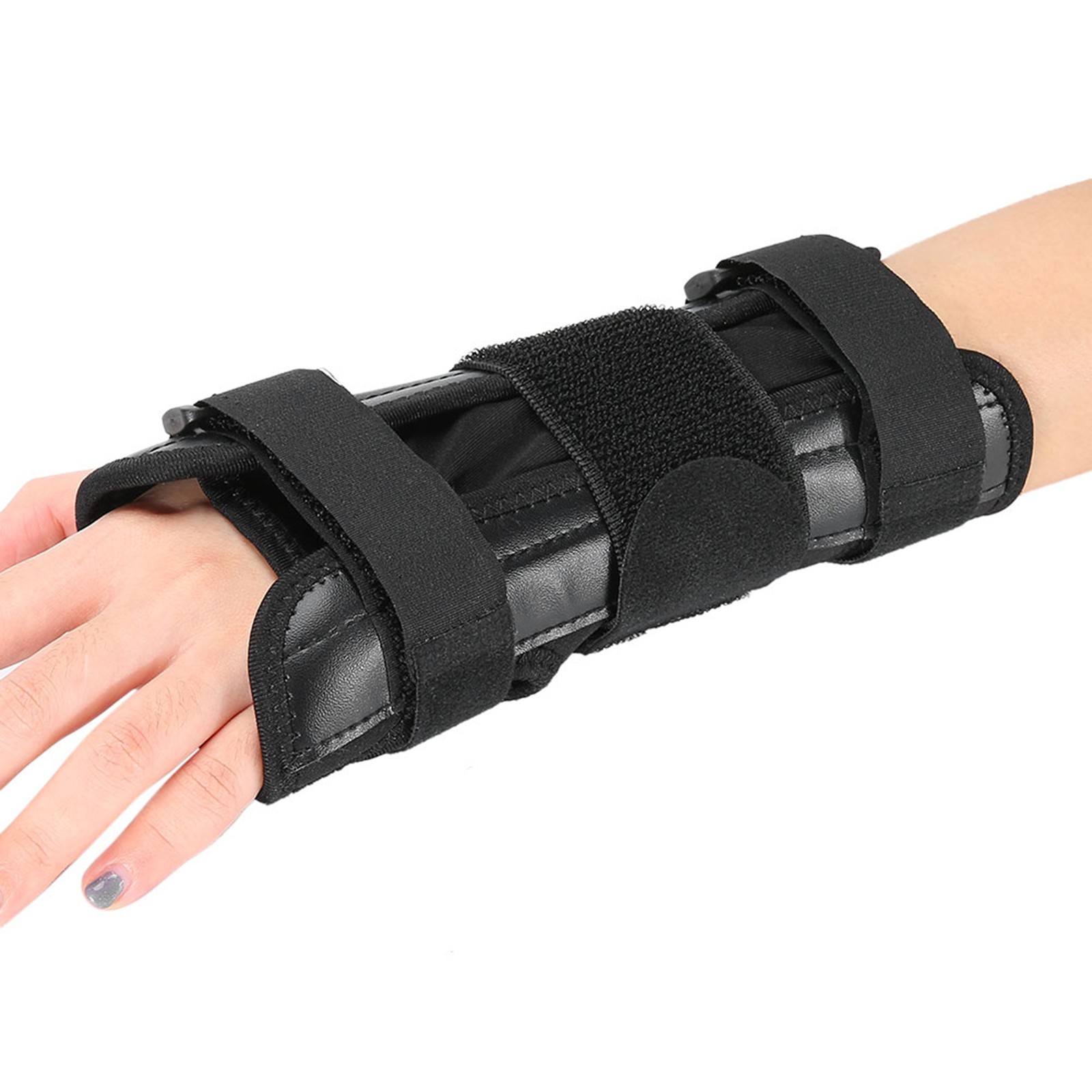 1pc Breathable Wrist Protector Pain Relief Guard For Men Black