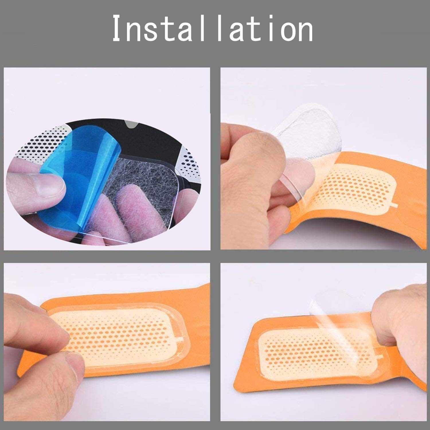 12 pcs Gel Pads Replacements for EMS ABS Hips Trainer Buttock Muscle Massage …