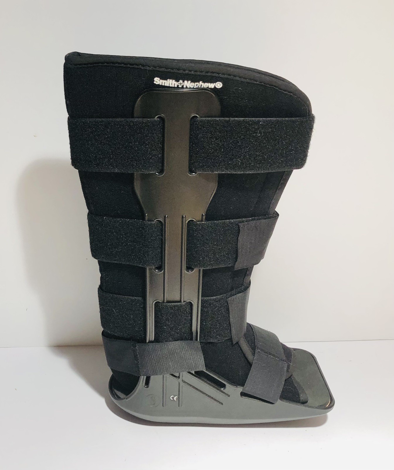 Smith & Nephew Ankle Walker Brace Black Walking Boot Size Small New