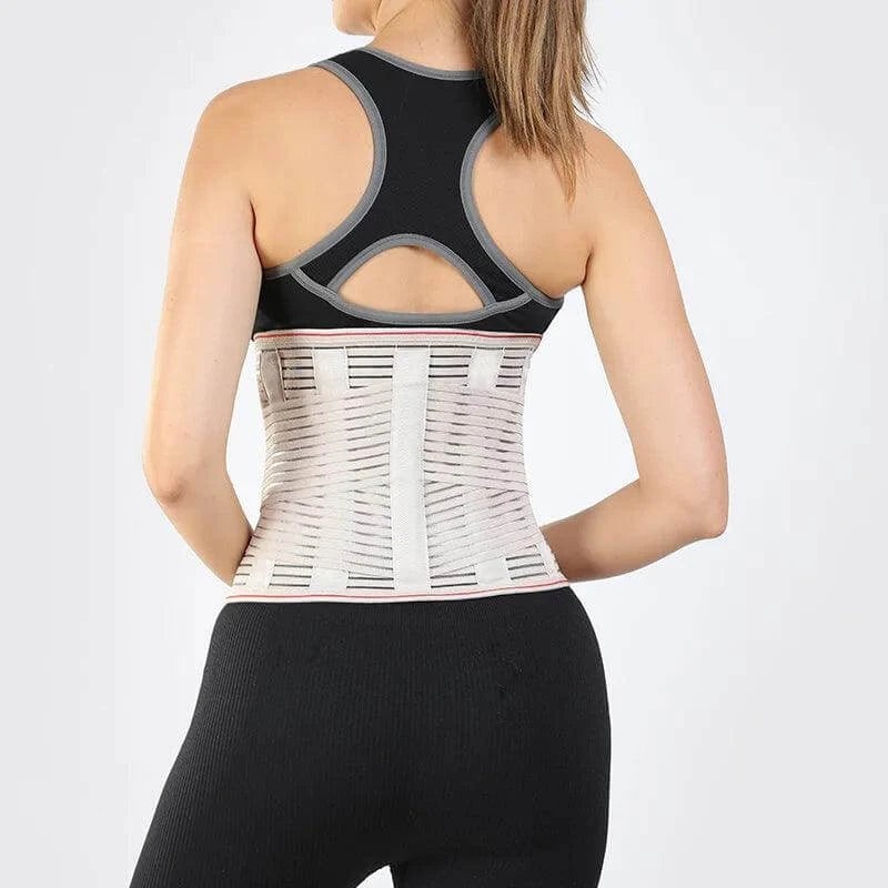 Superior Lower Back Brace Lumbar Support Adjustable Waist Trainer Unisex Body Sh