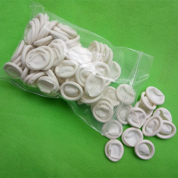 Rubber Finger Cots Anti Static Protective durable Medium handmade Cover 500 pcs