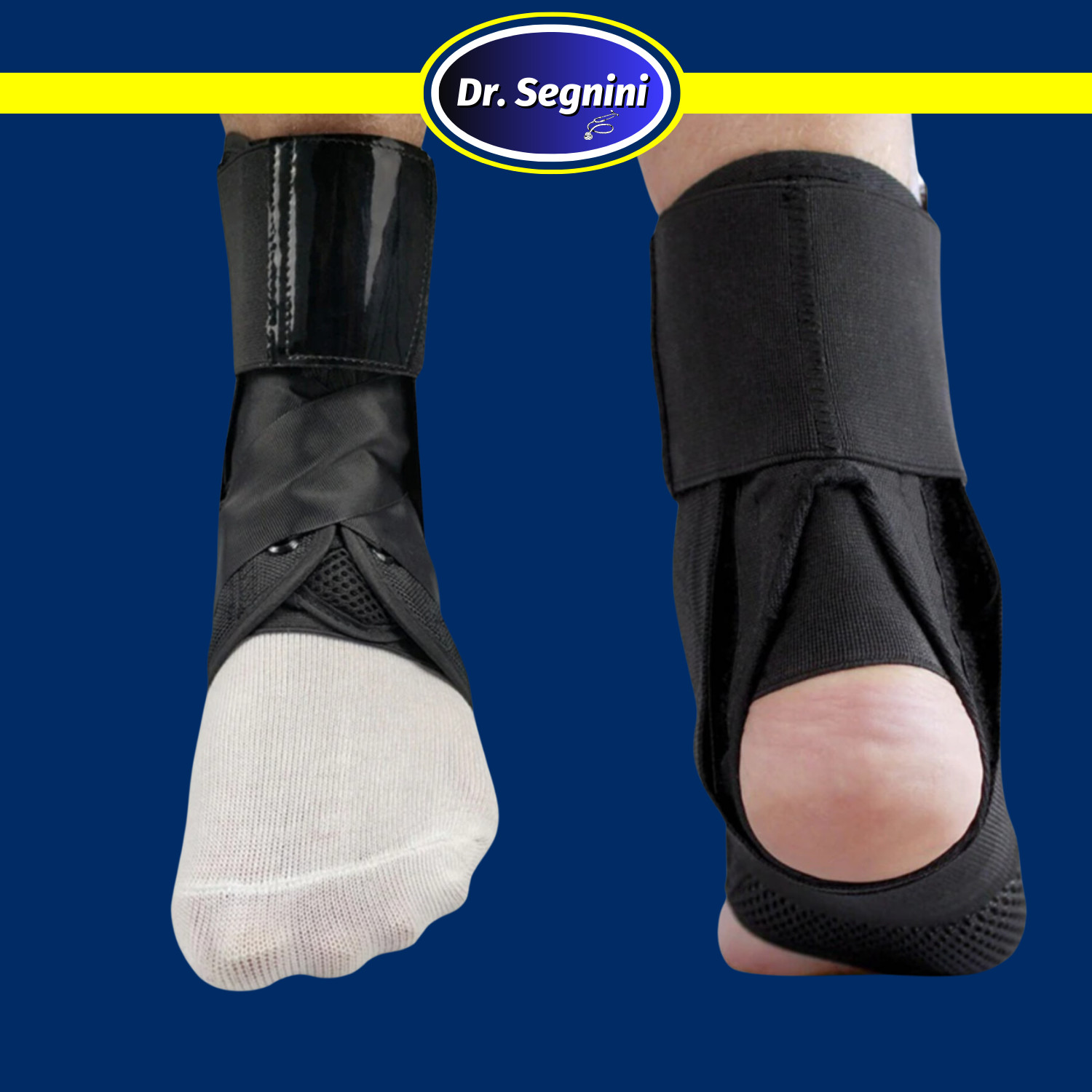 Ankle Brace Bandage Straps Sports Safety Adjustable Protectors Supports