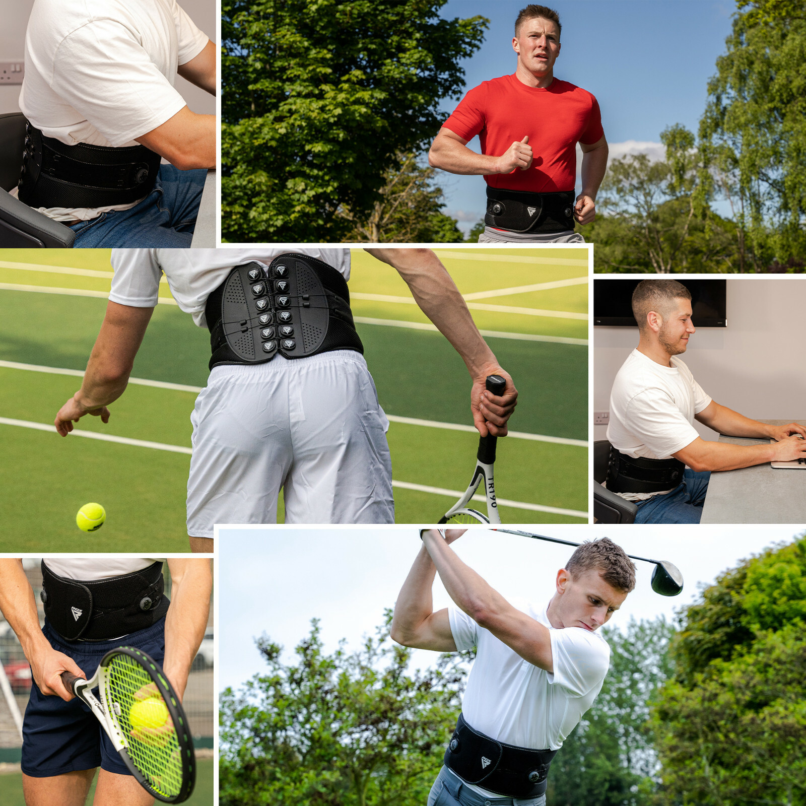 Back Brace Belt by RDX, Back Brace Support Men, Back Support, Pain Relief