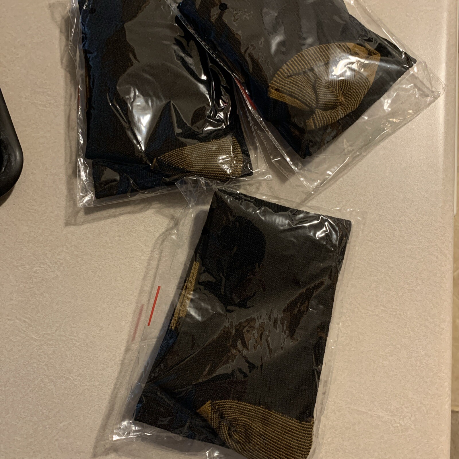 3 Pair black Compression Socks Support S/M