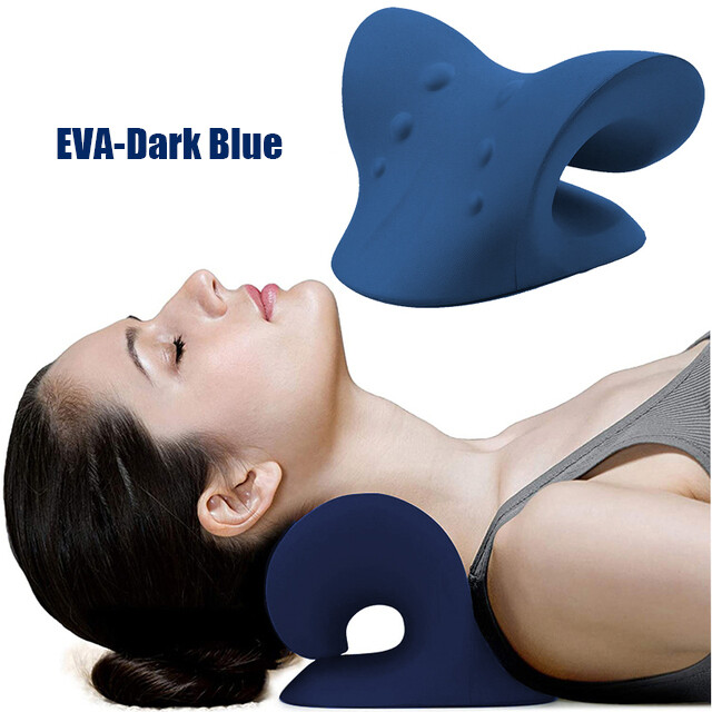 Neck Pillow Relaxer Shoulder Stretcher Traction Cervical Chiropractic Massage
