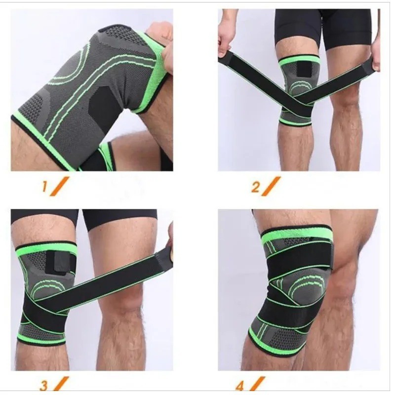 Knee Sleeve Compression Brace Support for Sport Joint Pain Arthritis Relief