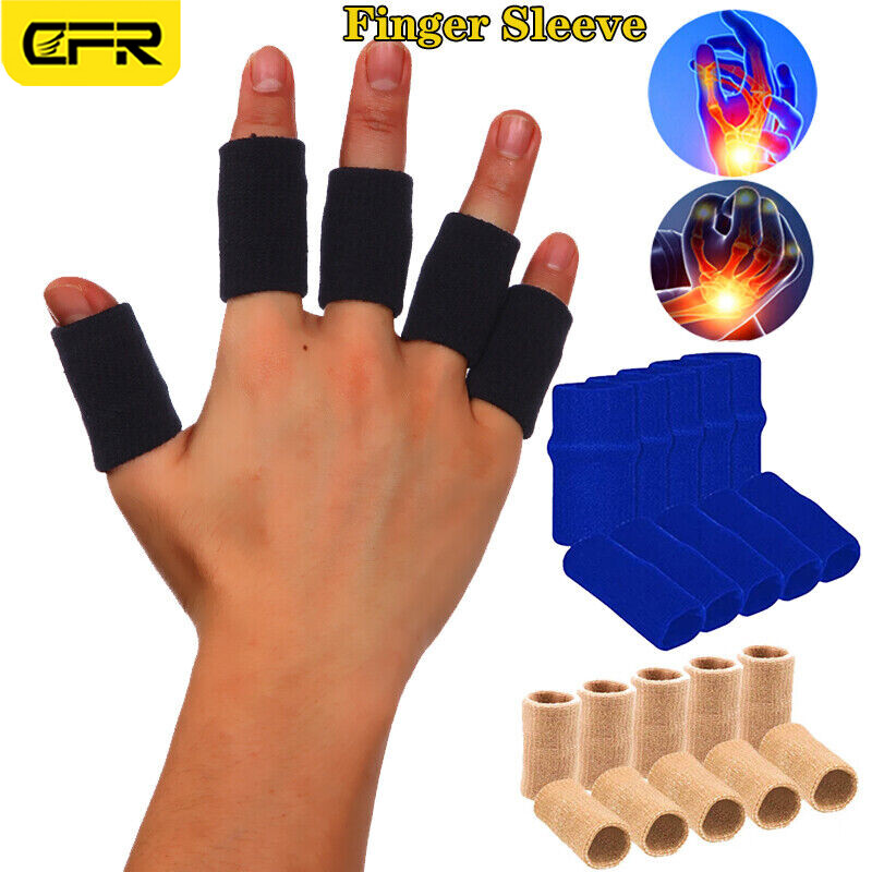 Finger Sleeves Splint Brace Compression Finger Support Pain Arthritis Trigger