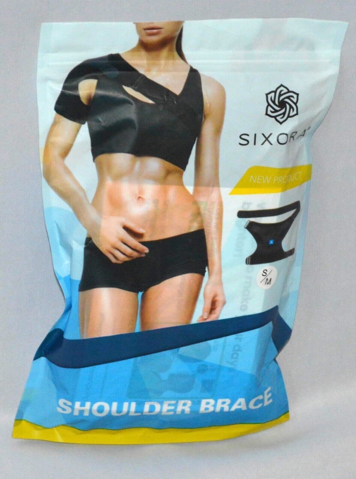 Sixora Shoulder Brace Men&Women Adjustable Shoulder Strap Compression Size L New
