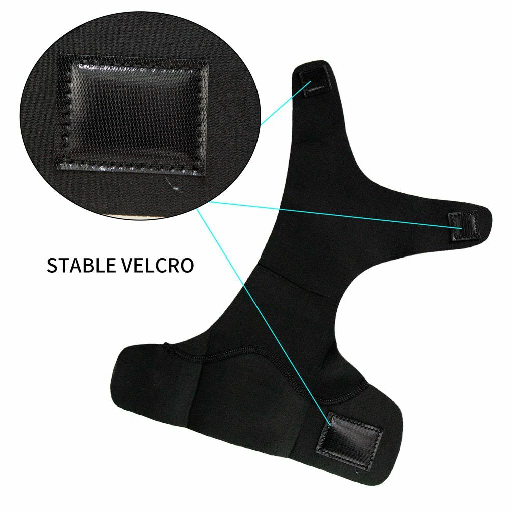 Copper Ankle Support Brace Compression Sleeve Foot Pain Relief Jogging Sprain HG