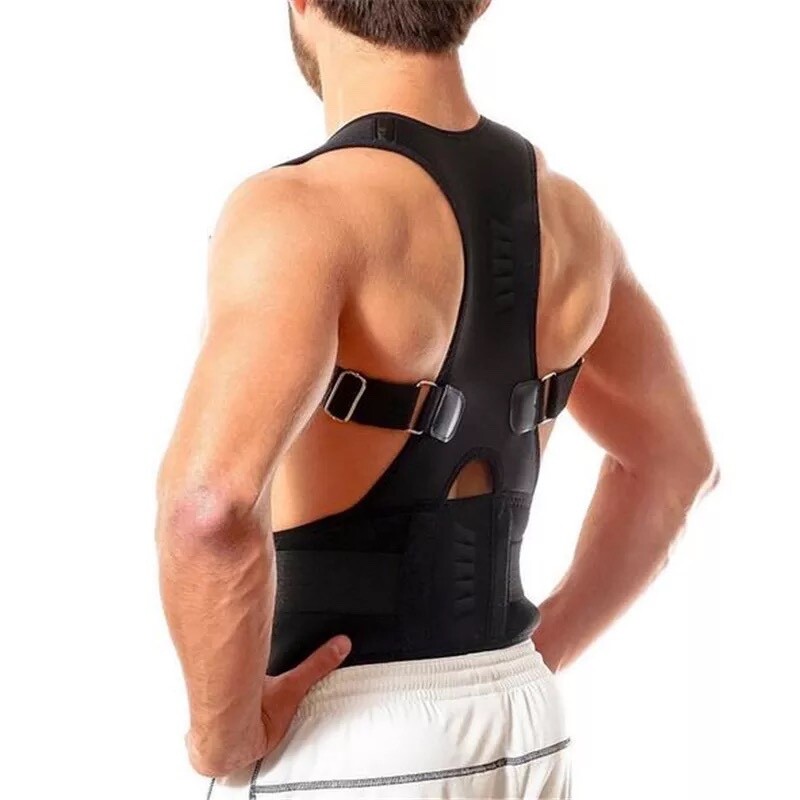 Back Posture Correction Corrector Support Shoulder Brace Belt Therapy Men Women