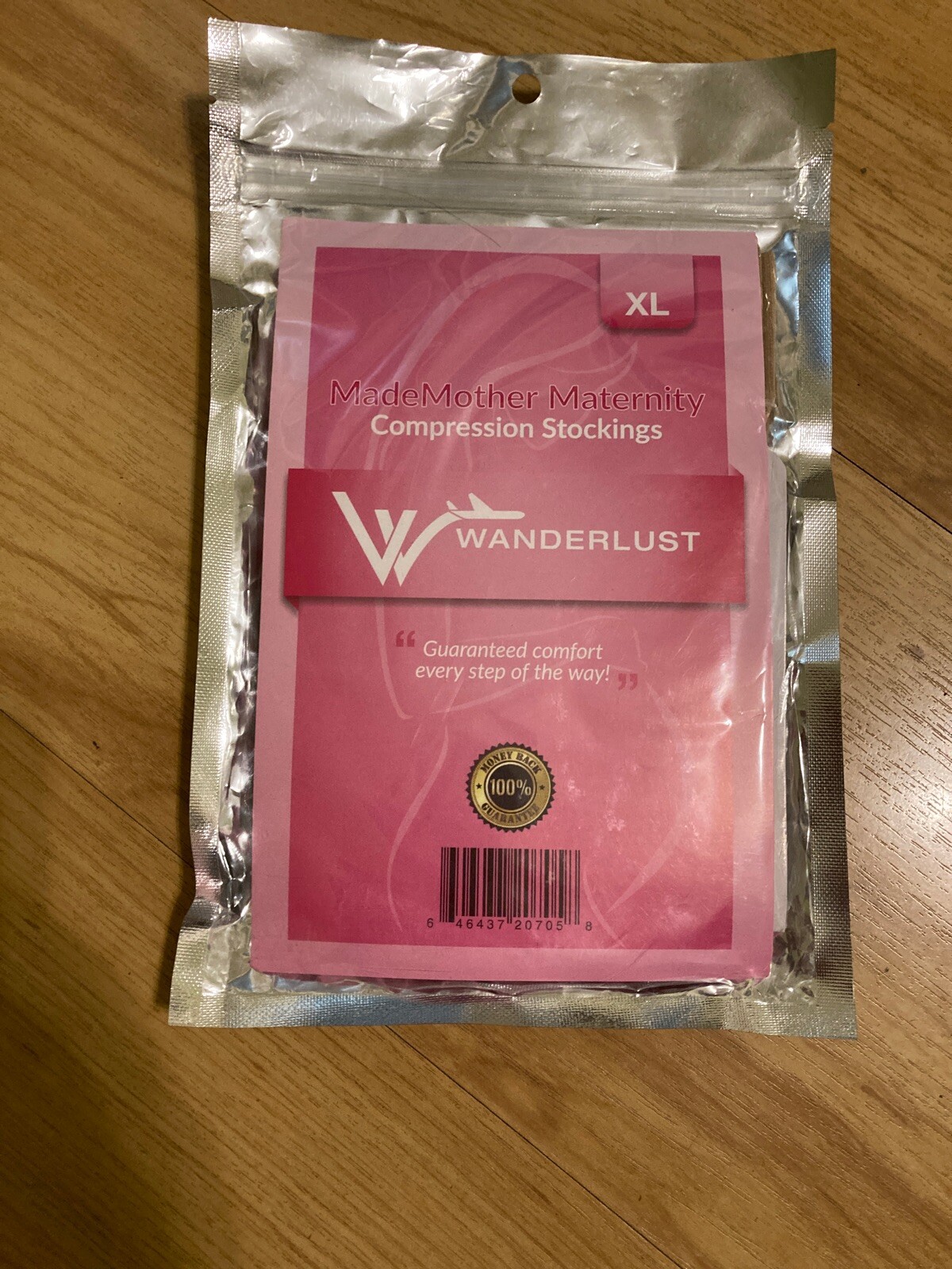 3 Pair Wanderlust Brand New MadeMother Maternity Compression Stockings, Nib Xl