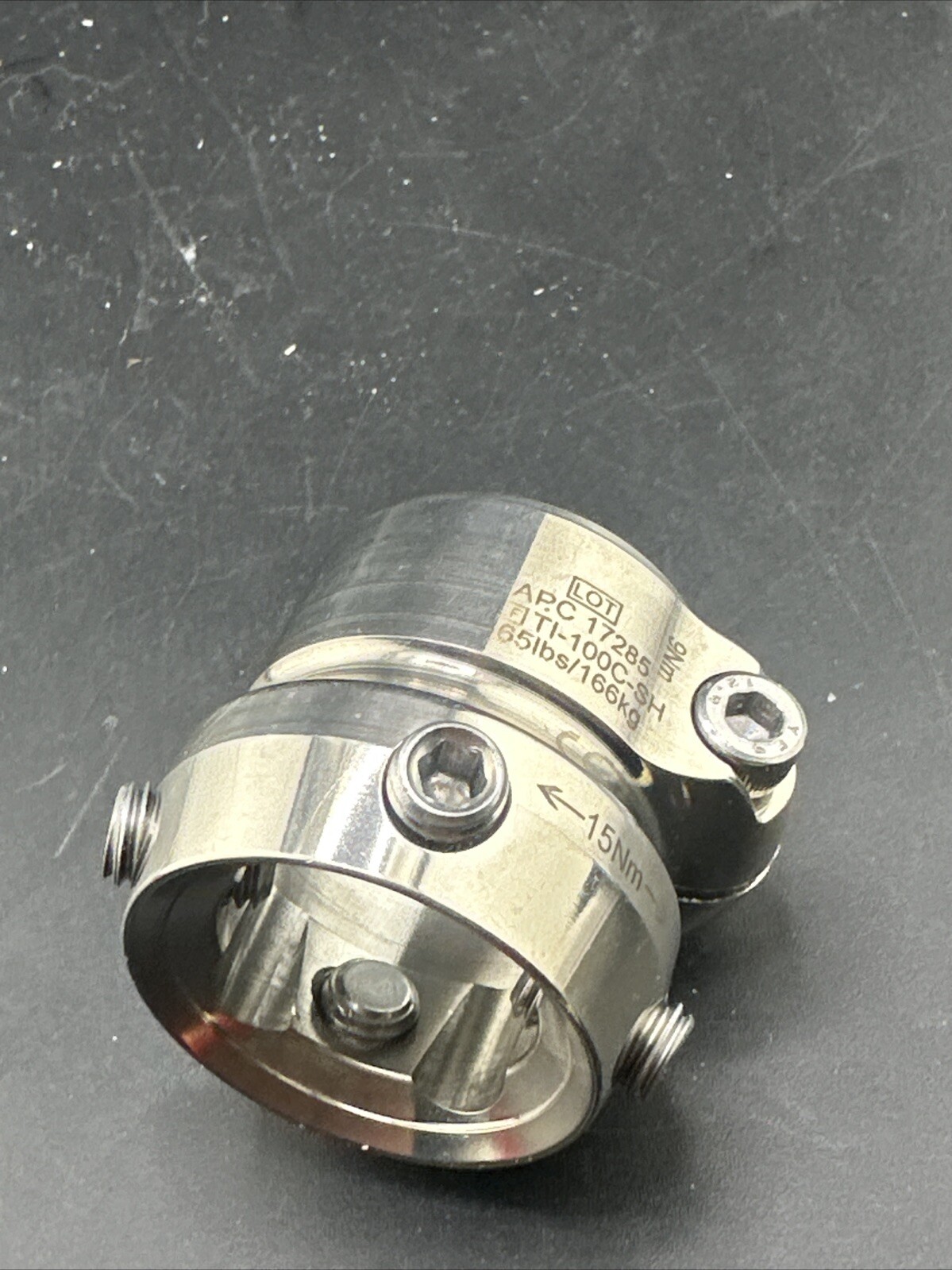 APC Short 30mm Diameter Prosthetic Tube Clamp. Titanium, TI-100C-SH.