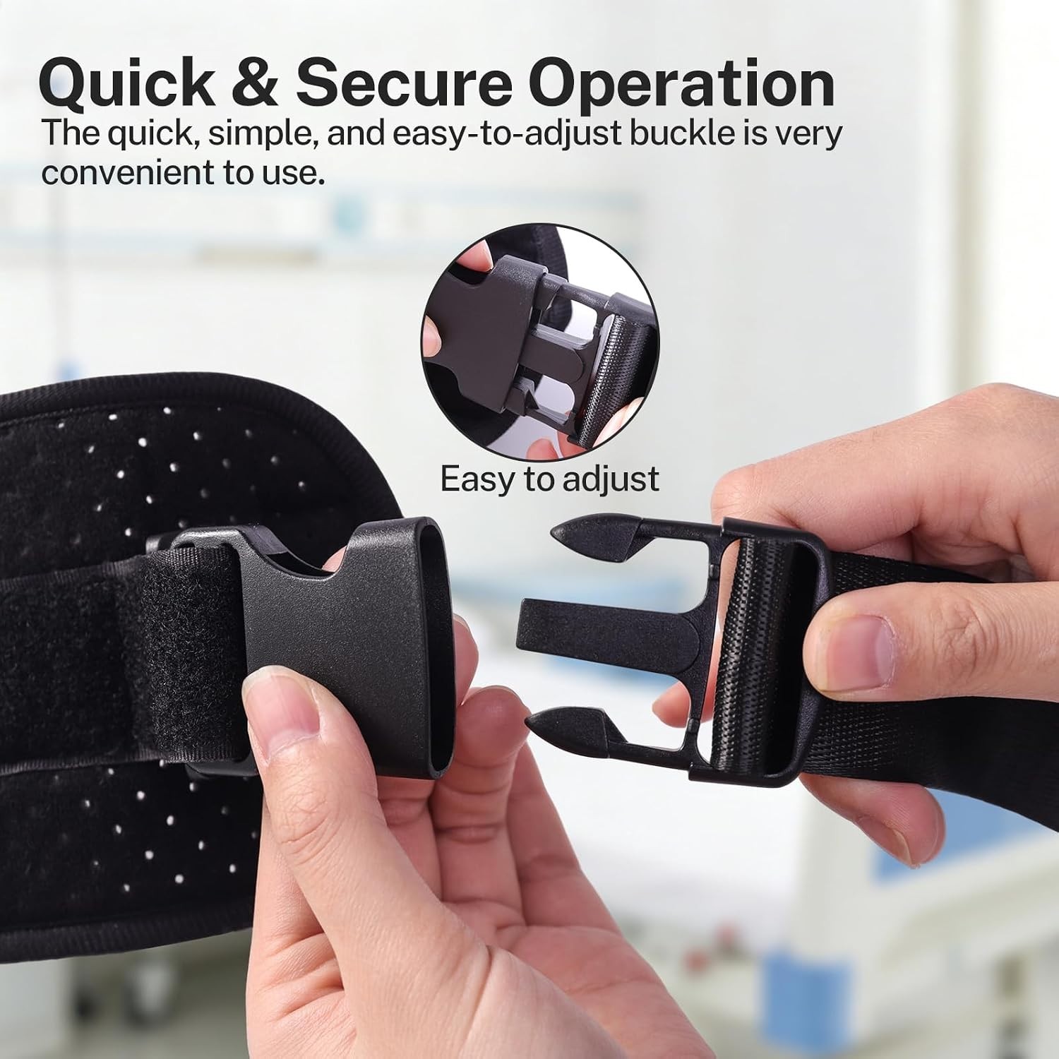 Wrist Restraints for Seniors Dementia Quick Release 2Pcs Adjustable