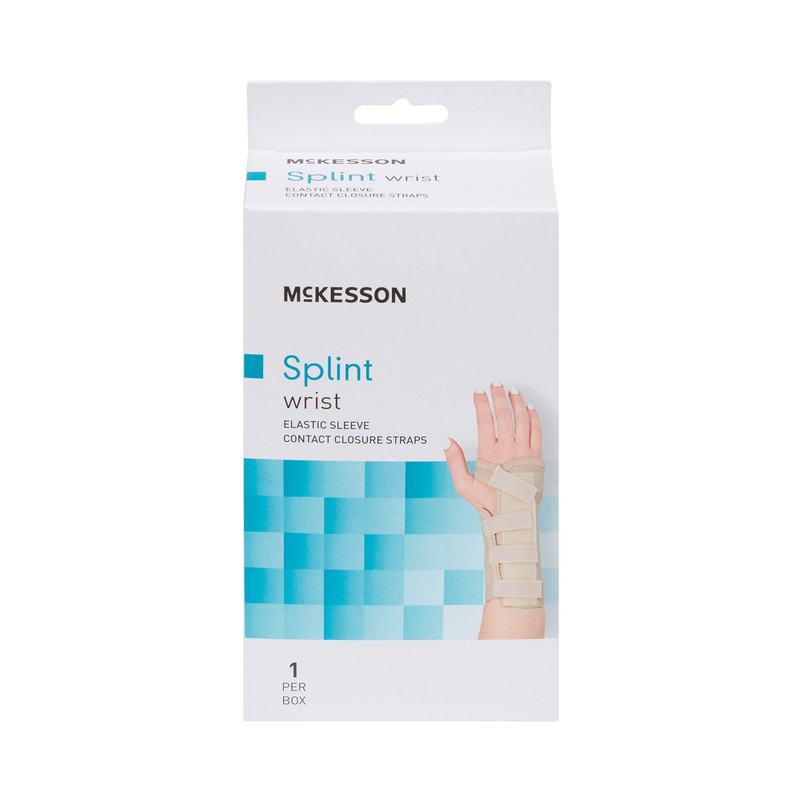 McKesson Hook and Loop Wrist Brace for Right Hand 155-79-87073