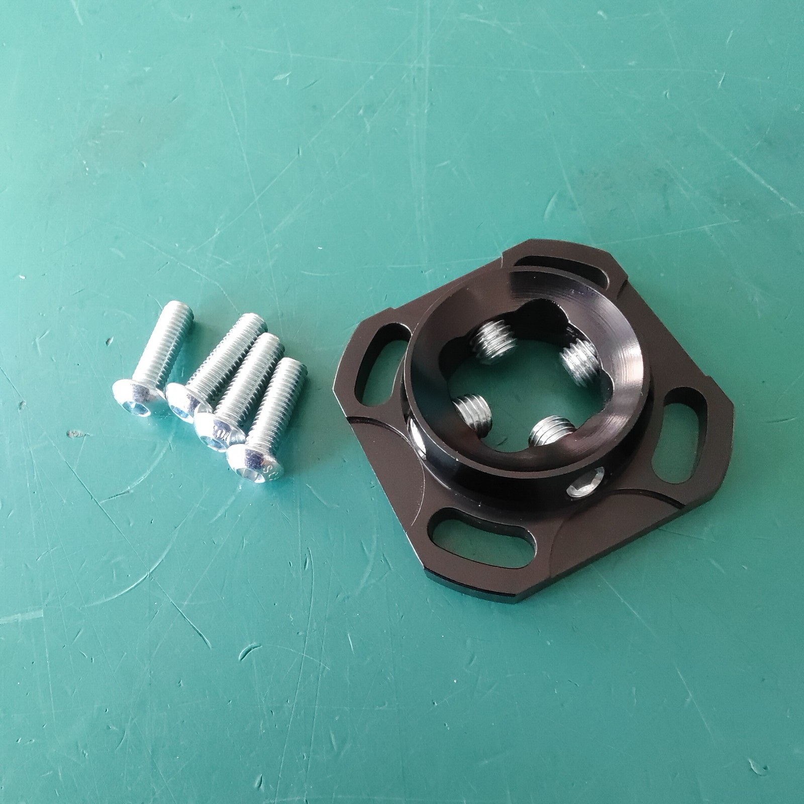 Adjustable Square Prosthetic Adapter Plate Aluminum 60g Connector
