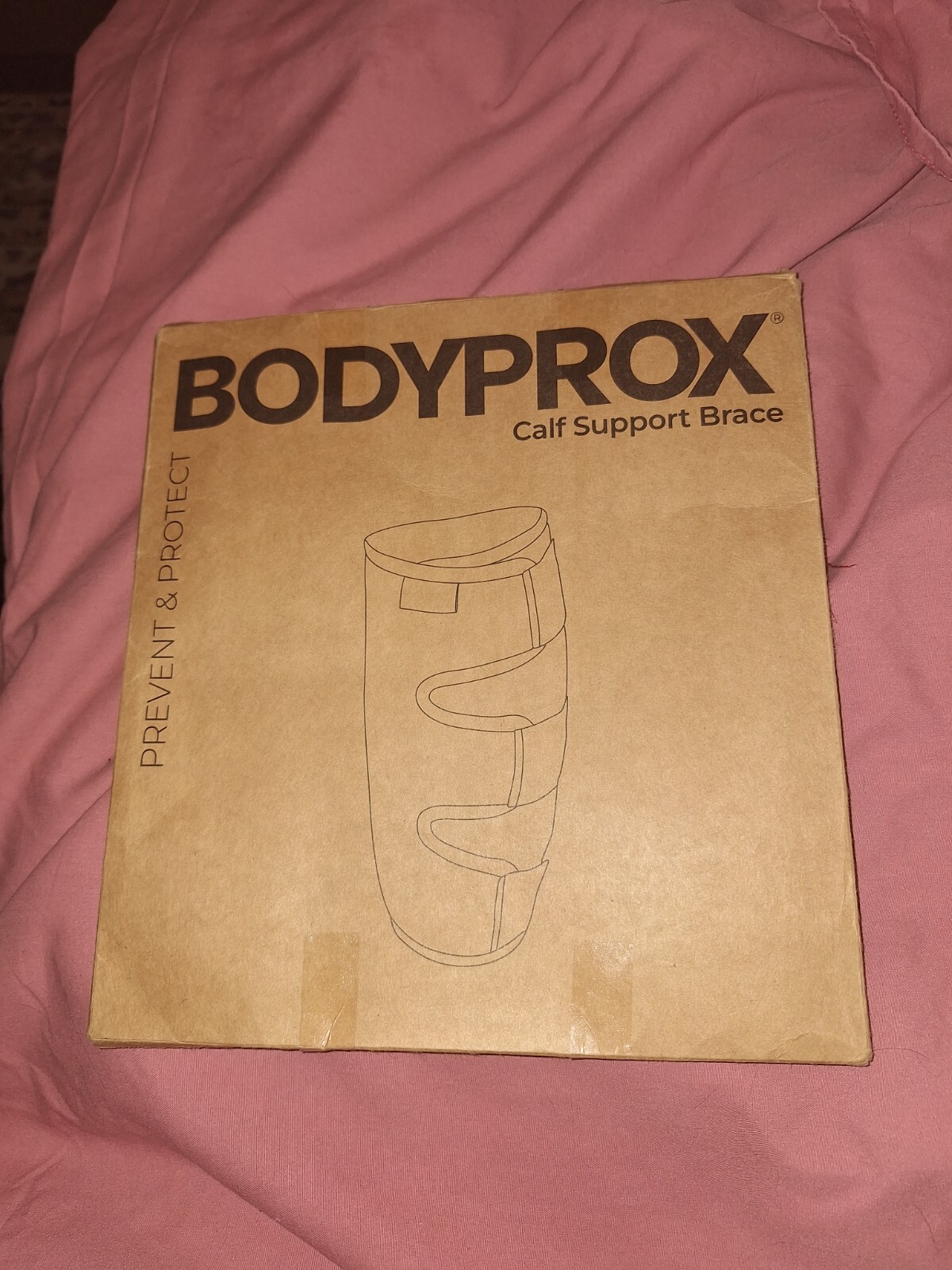 BODYPROX Calf Support Brace Adjustable Compression Calf Wrap Shin Neoprene