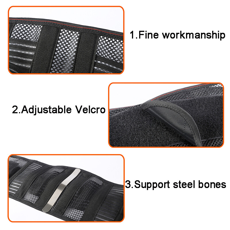 Lumbar Lower Back Support Belt Brace Wrap Pain Relief Adjustable Band Men Women