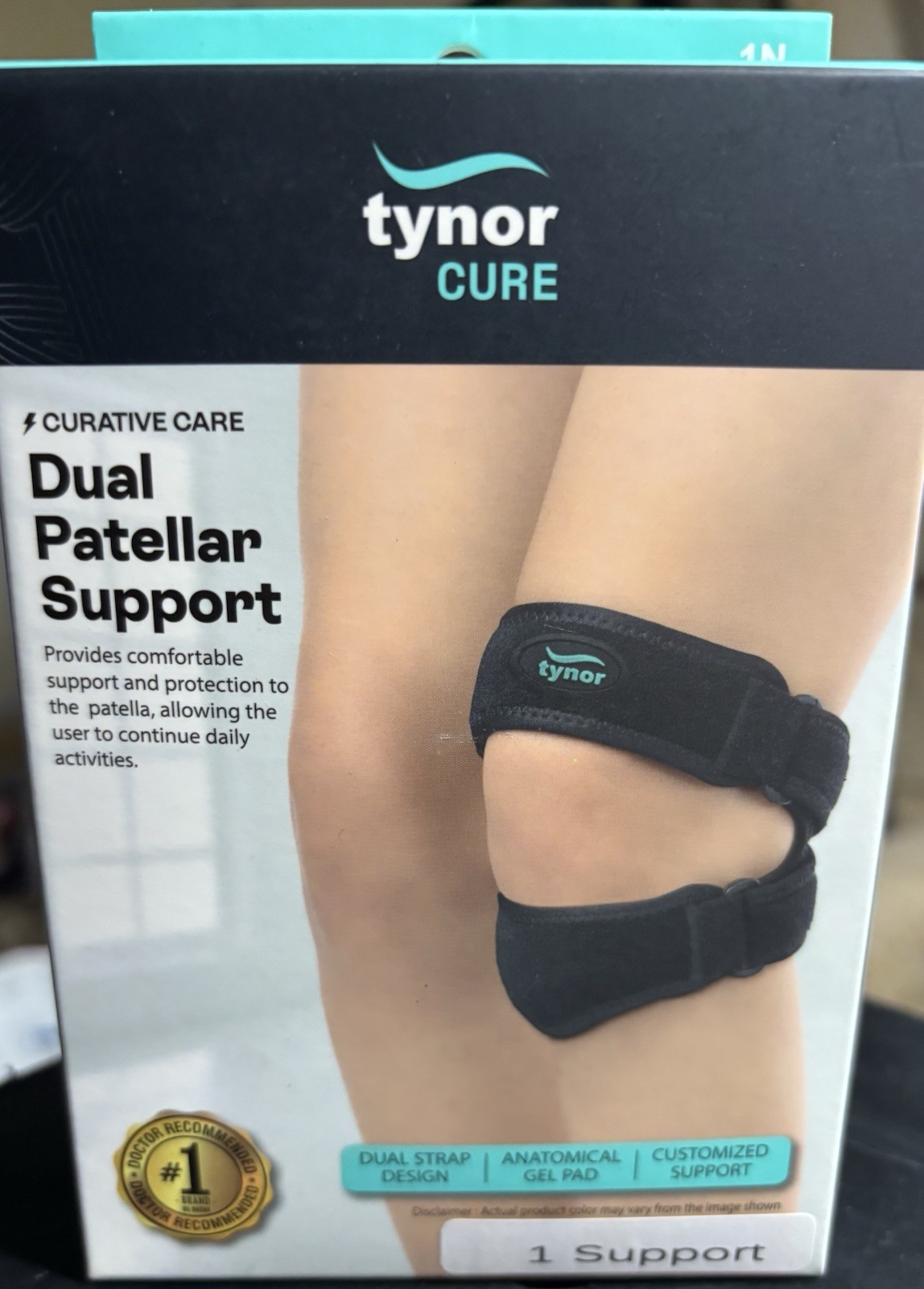 Tynor Cure Dual Patellar Support Knee Brace D55 Level 5 Support Brand New