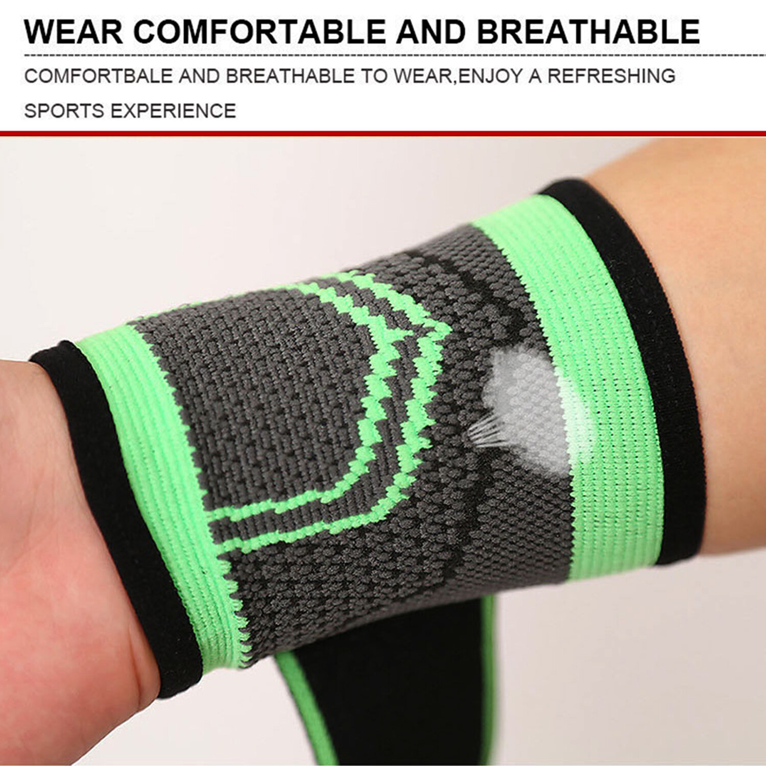 Wrist Brace Band Wrap Adjustable Support Gym Strap Carpal Tunnel Bandage Sports