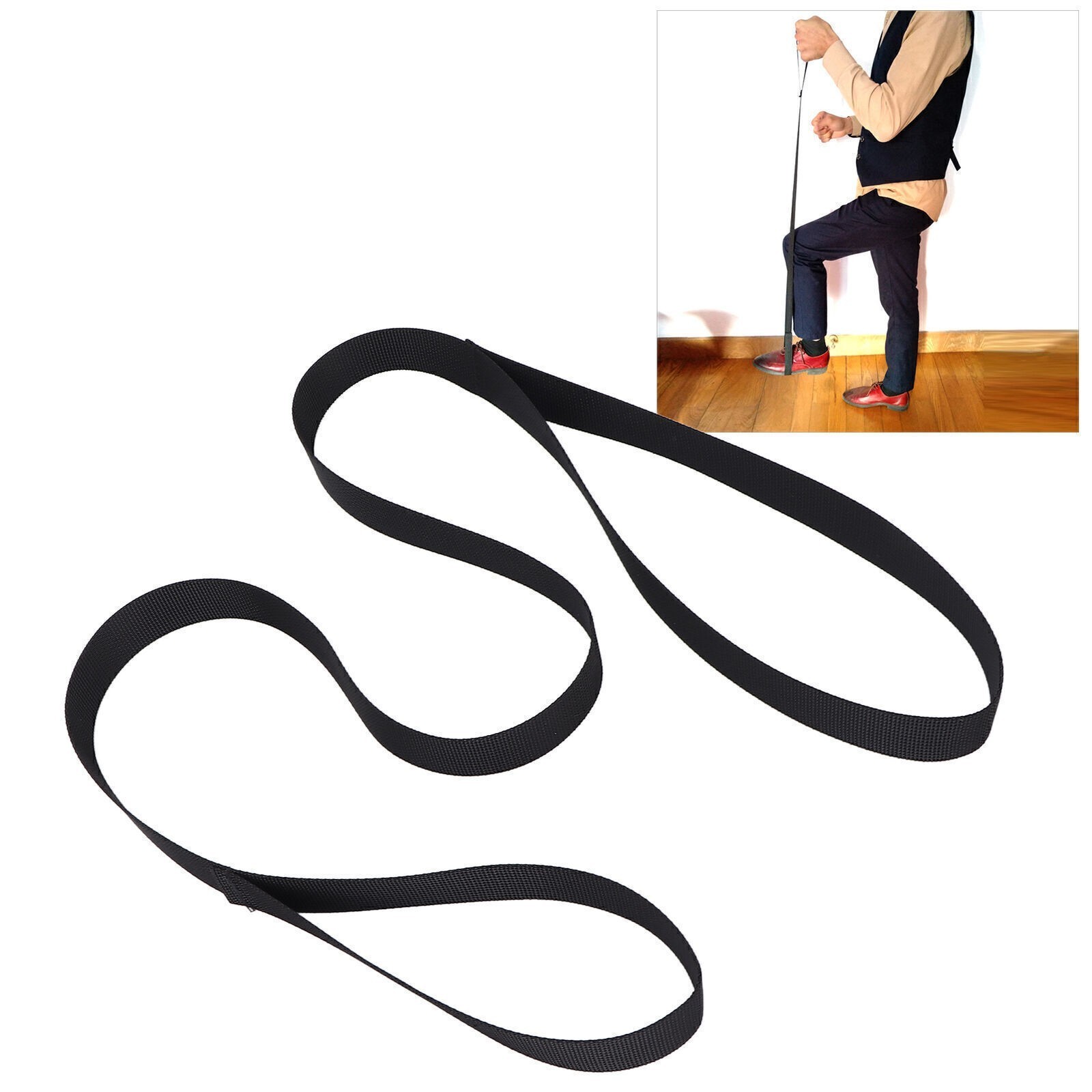 Nylon Leg Lifter Strap Postoperative Recovery Long Band Mobility Aid for Car Bed